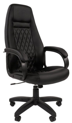 Кресло офисное CHAIRMAN 950LT пластик, экокожа Черный