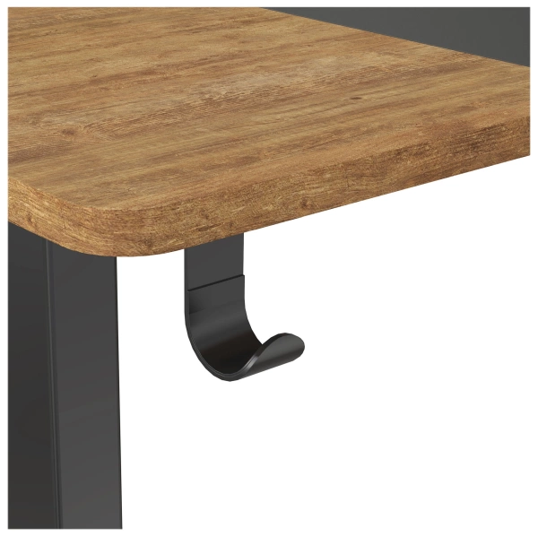 Стол для компьютера Cactus CS-EDL 140x60x72см электропривод столешница МДФ черный дуб антик каркас черный