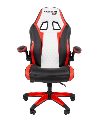Кресло игровое Chairman Драйв 15 черный / красный / белый